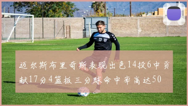 迈尔斯布里奇斯表现出色14投6中贡献17分4篮板三分球命中率高达50